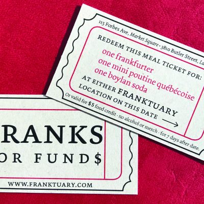 Two ways to fundraise at Franktuary!